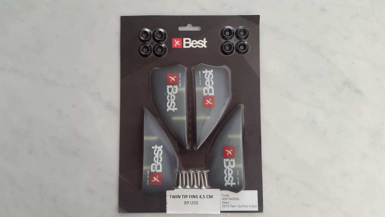 twin tip fins 4,5 cm